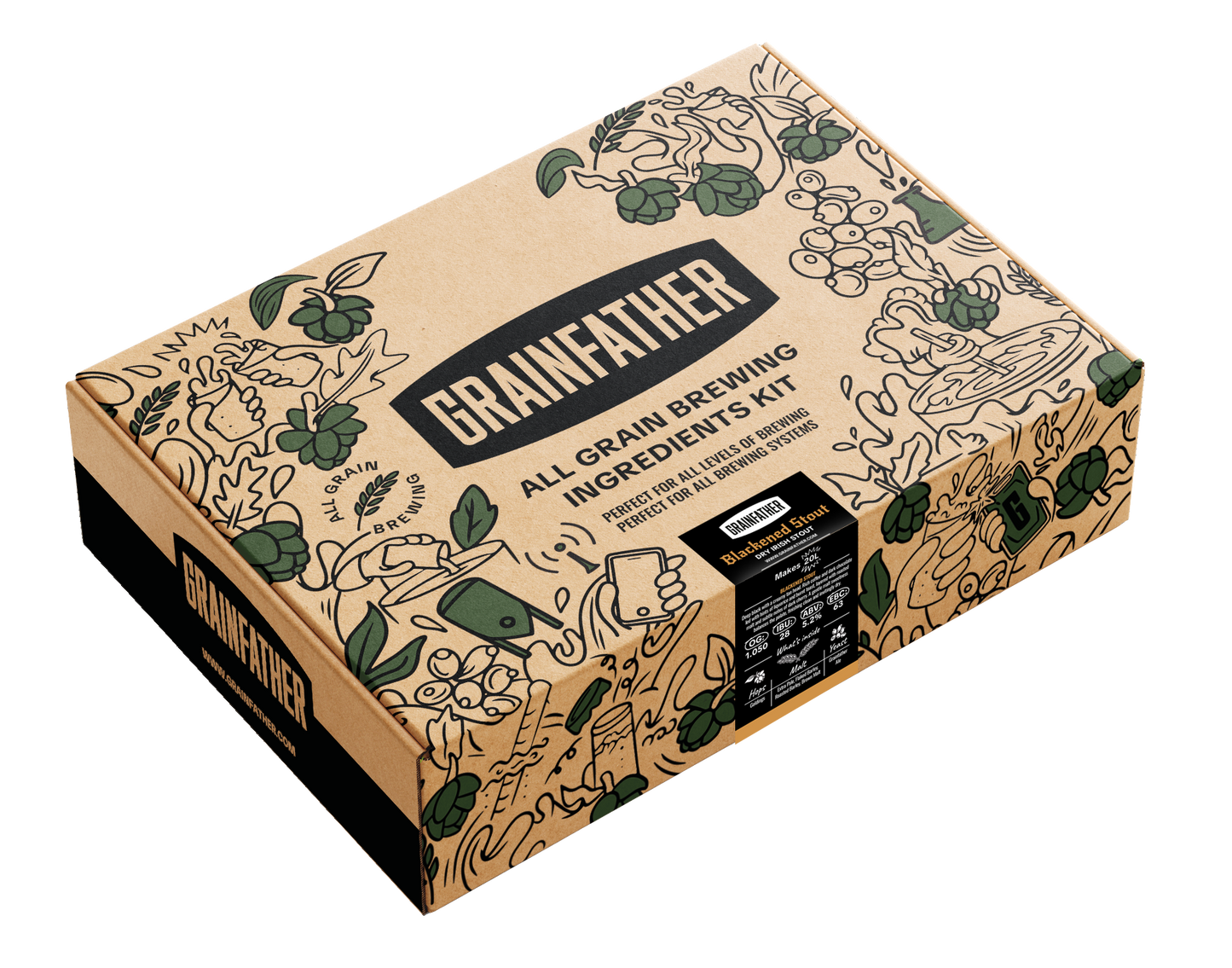 Grainfather Blackened Stout Grain Kit