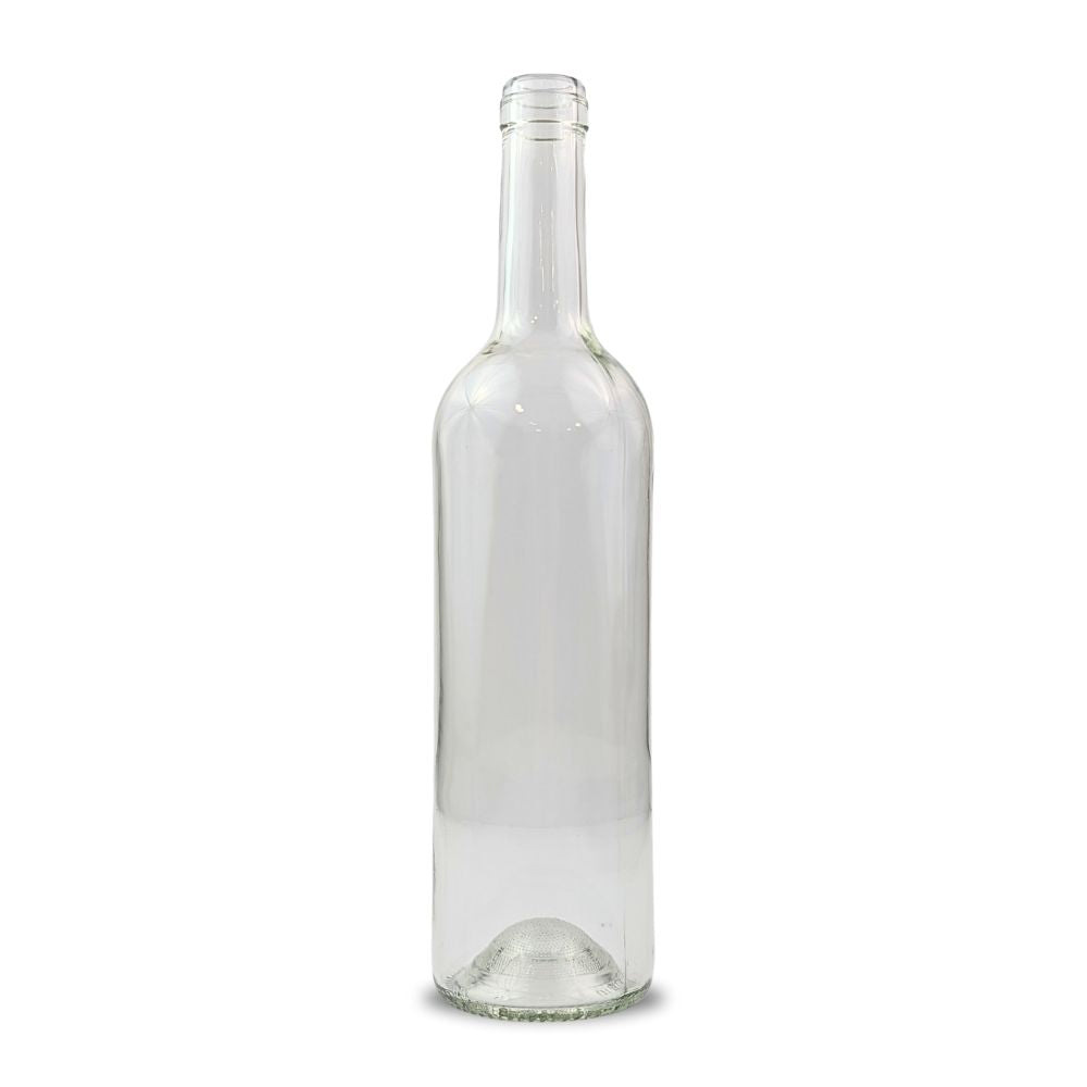 HS 750 ml Clear Wine Bottles x 12