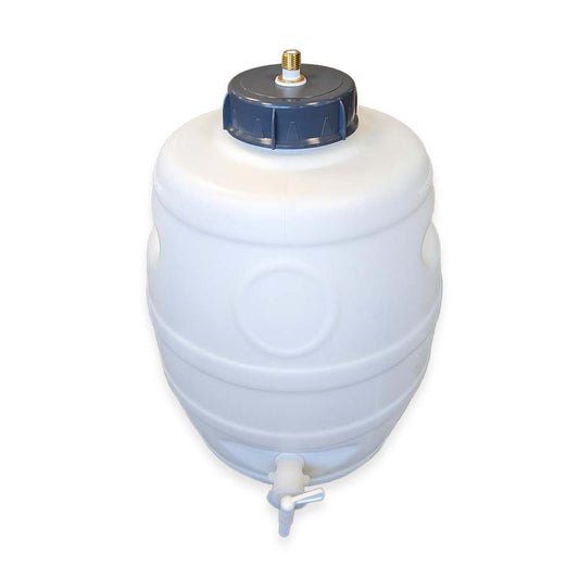 25L Pressure Barrel with 4” Cap - Complete with Pin Valve