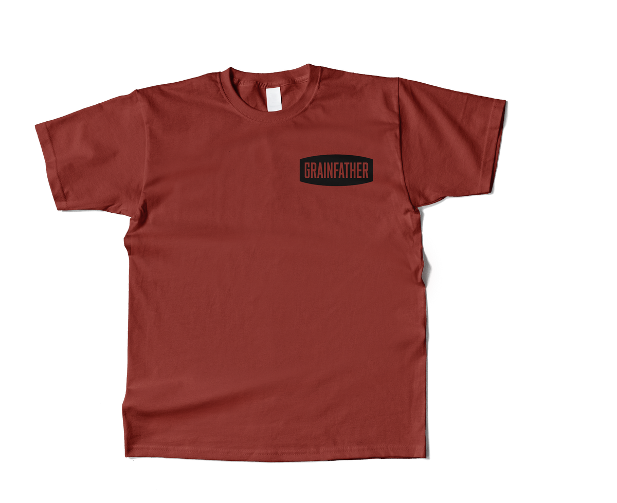 Earthy Red T-shirt Front Isolated.png