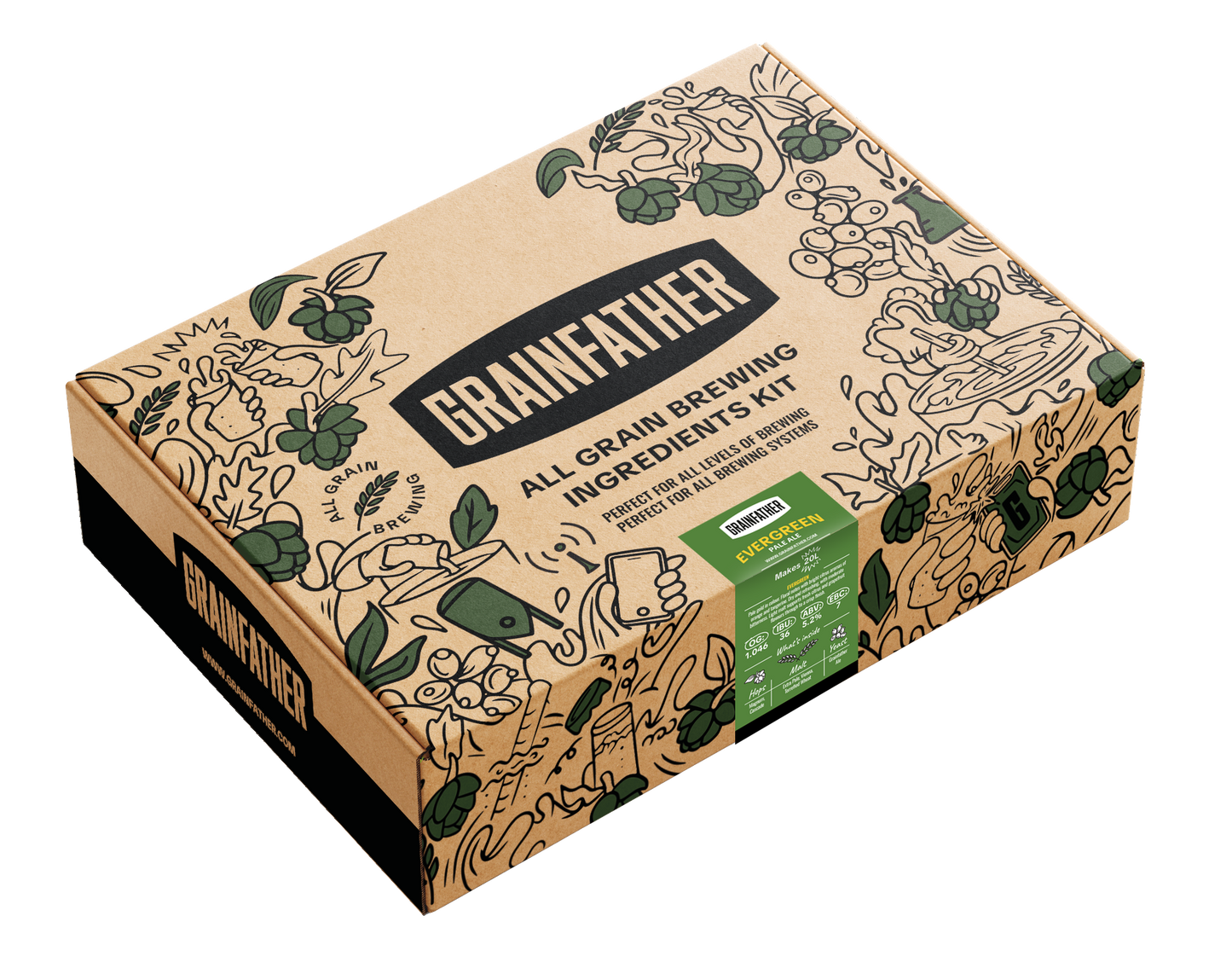 Grainfather Evergreen Pale Ale Grain Kit