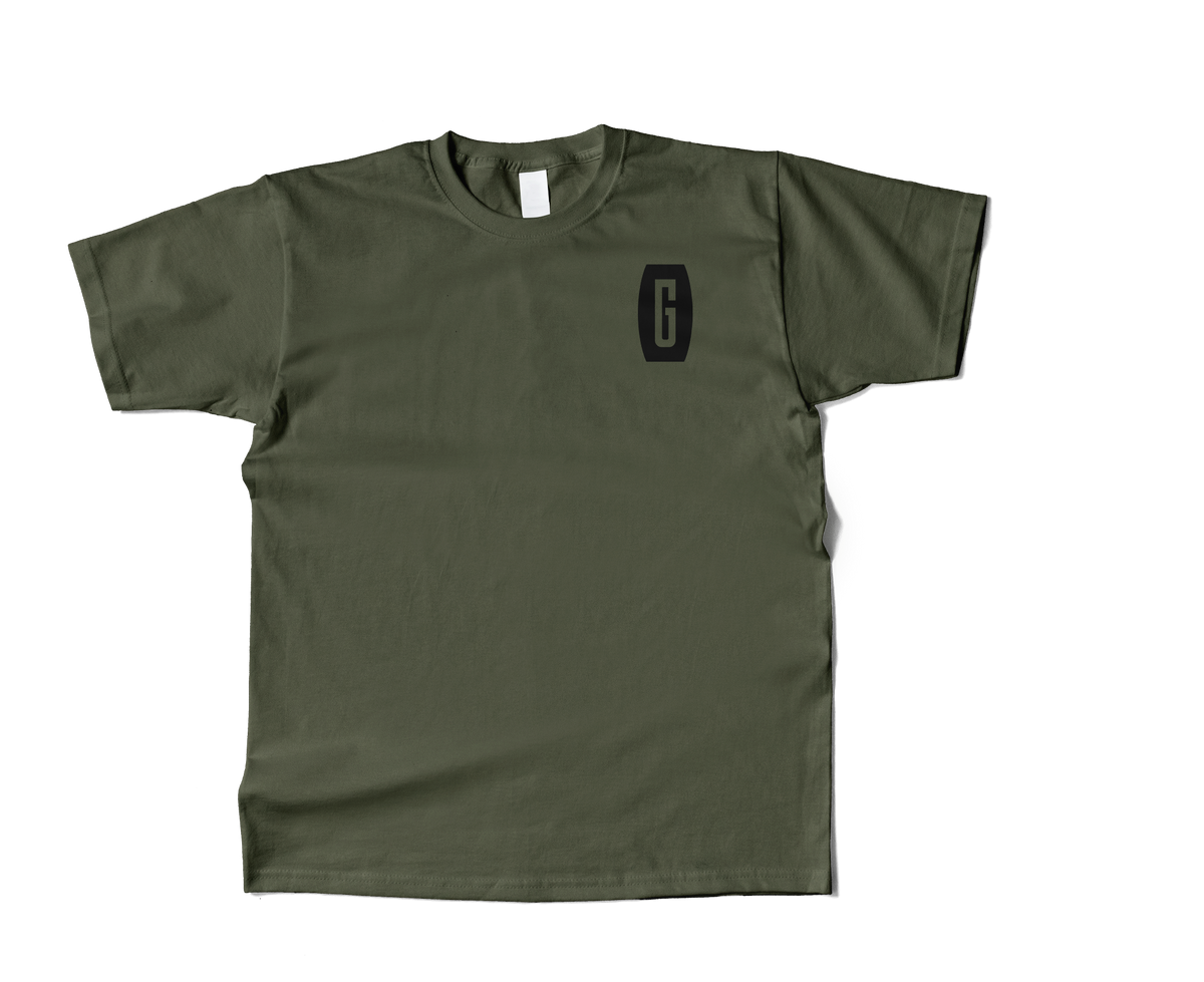 Khaki T-shirt Front Isolated.png