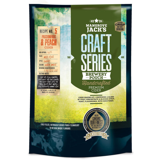 MJ Craft Series Peach & Passionfruit Cider - 2.4kg