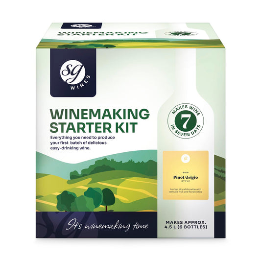 SG Wines 4.5 L Winemaking Starter Kit – Pinot Grigio