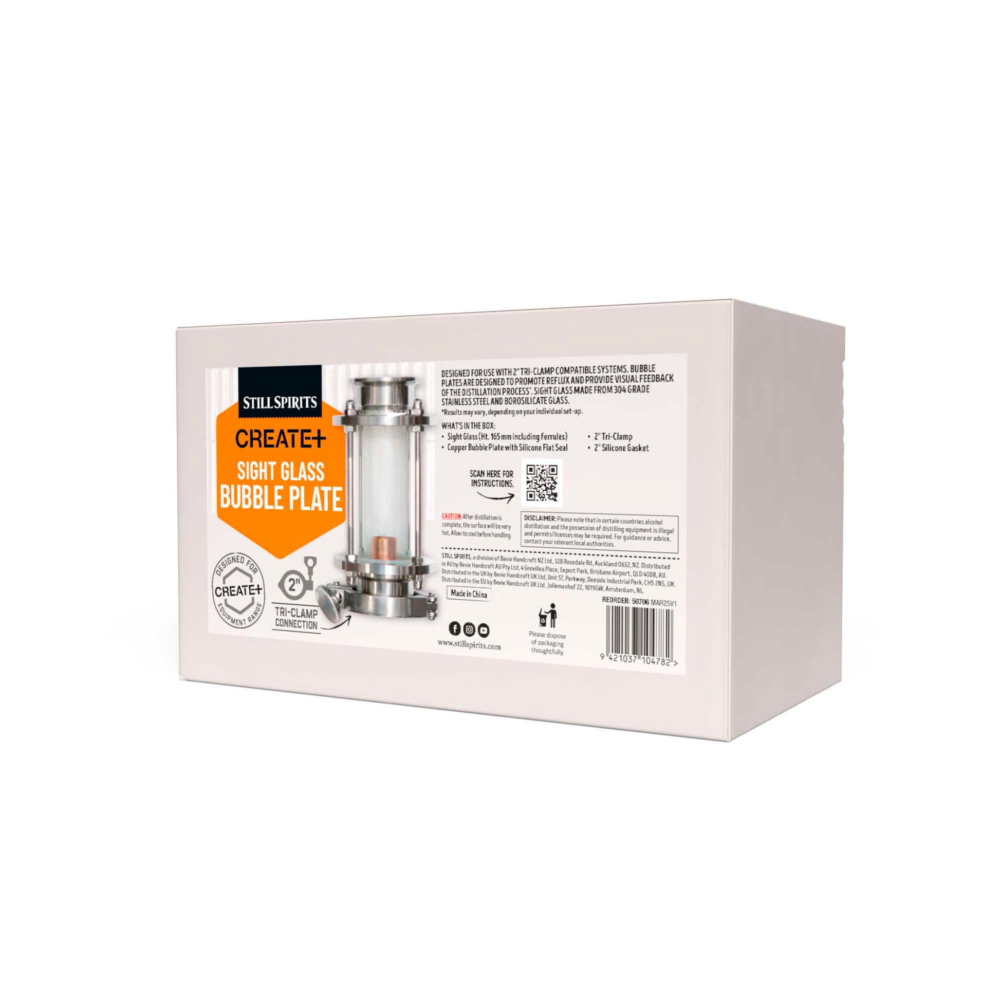 SS Create+ Sight Glass Bubble Plate – Bevieshop-UK