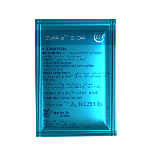 Safale S-04 Yeast (11.5g)