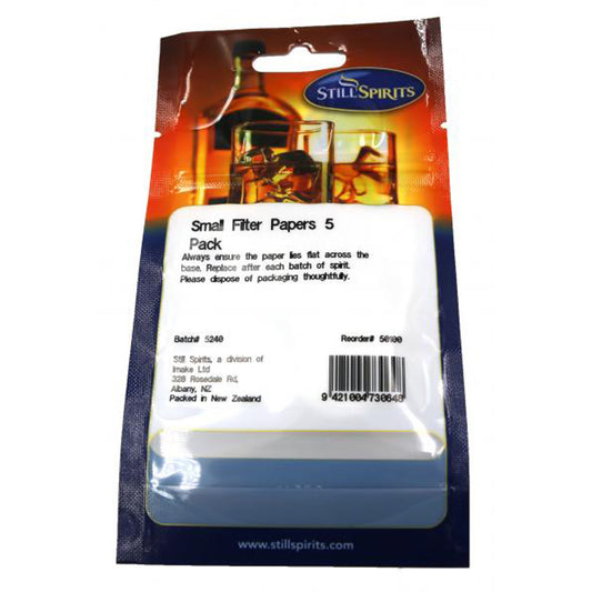 Still Spirits Small Filter Papers, 5 Pack
